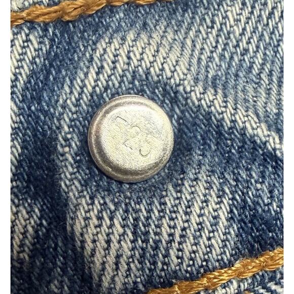 Vintage Levi’s 550 Relaxed Fit Tapered Leg Jeans 33X32 Blue Light Wash 2000s - Picture 10 of 13